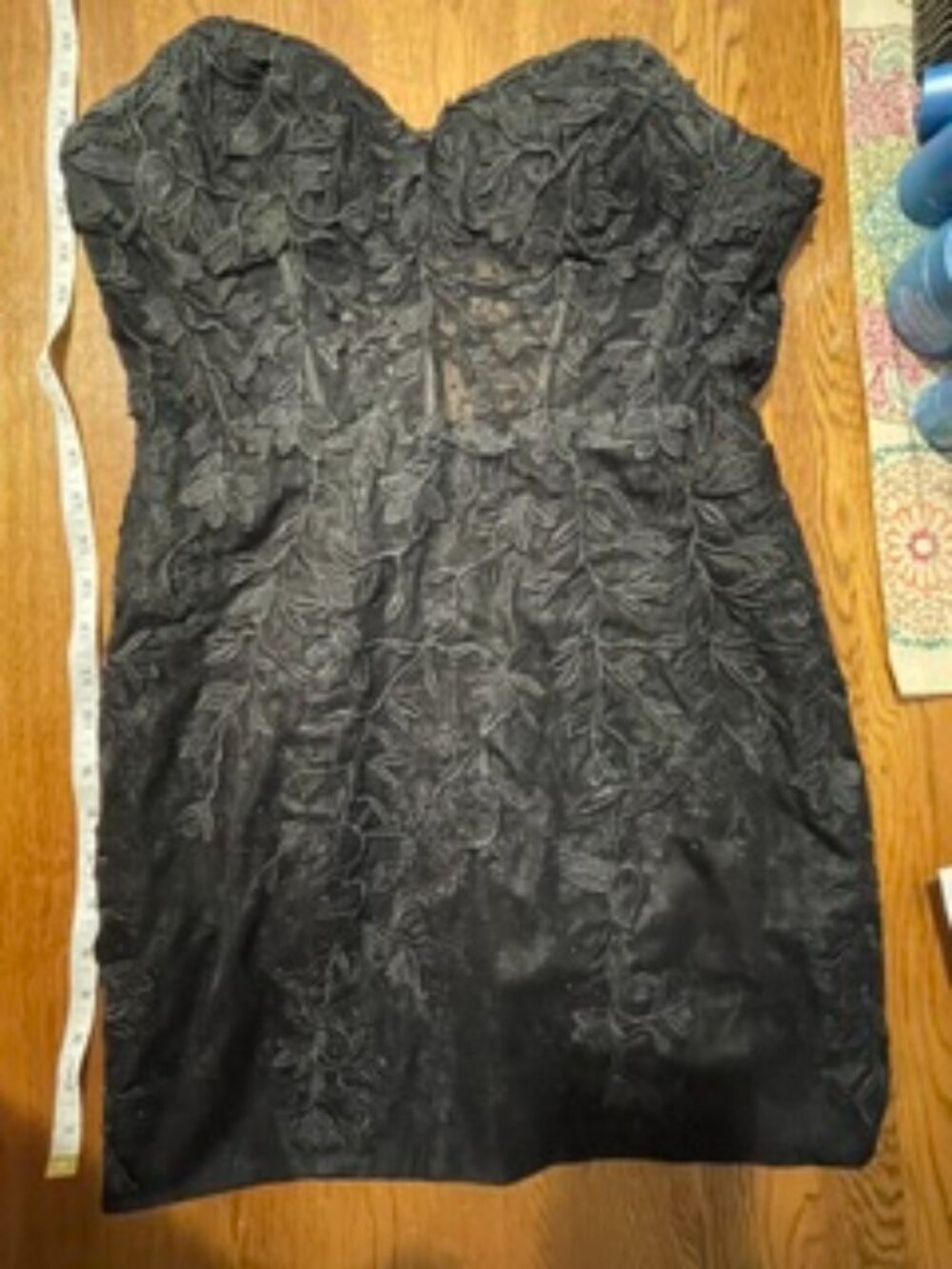 VELVI Sequin Corset Mini Dress - Black 6
